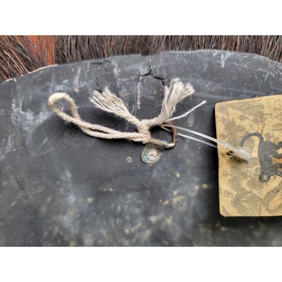 Bali Wood Mask Handmade Carving With Crazy Hair & Big Grin Wall Hanging - Picture 15 of 16